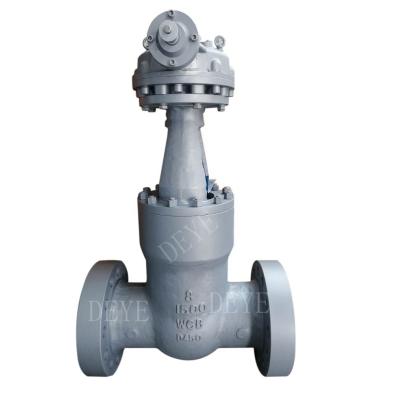 China General seal PSB 1500# WCB rising stem gate valve for oil, petrochemical proejct for sale