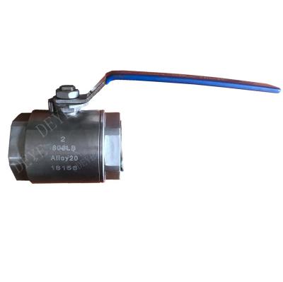 China General Alloy Steel 20 Split Ball Valve For High Corrosion Water for sale