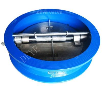 China General Disc Double Cast Iron Check Valves Water Wafer for sale