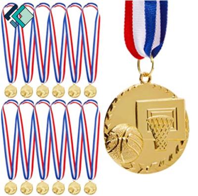 China Competition Medals Metal Running Europe Basketball Bottom Silver Bronze Medal Custom Friendly Detailed Minimum Price Fine Detailed for sale