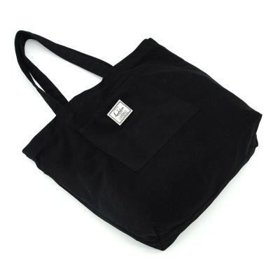 China Hot Sale High Quality Manufacturer Big Cotton Fashion Designed Handled Tote Bag for sale