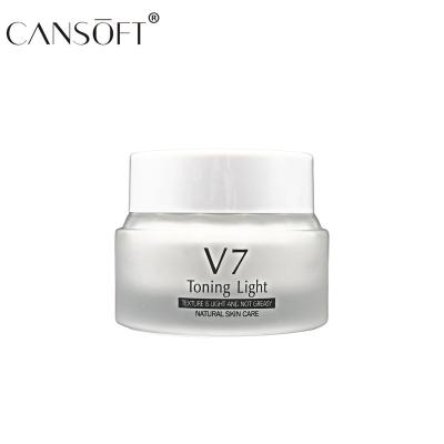 China Skin Revitalizer Amazon Supplier OEM Private Label Moisturizing Anti-Wrinkle Whitening For Face Black Skin Care V7 Facial Face Cream for sale