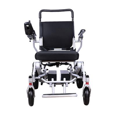 China Aluminum Alloy Light Weight Aluminum Alloy Wheelchairs Brushless Electric Wheelchairs for sale