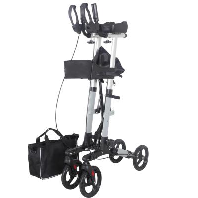 China Rolling Lightweight Foldable Portable Walkers Best Choice Lightweight Foldable 4 Wheel Walking Walker Rollator for sale