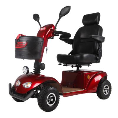 China 2019 Rubber Comfortable High Back Elderly Disabled 4 Wheel Electric Vehicle for sale