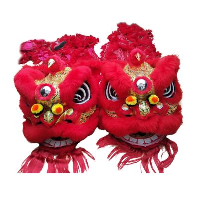 China Chinese People Southern Chinese Lion Dance of Foshan Crane Style Lion Dance Costume Bamboo/Australian Pure Wool for sale