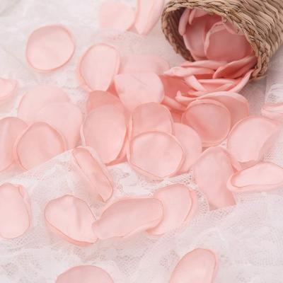 China Wedding 200Pcs Silk Satin Rose Petals For Weddings Blush Rose Decorations Great For Bridal Decor l Wedding Party Shower Bridesmaid for sale