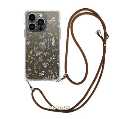 China Antioxidation Coating Shockproof Phone Case With Adjustable Interchangeable Cotton 133cm Cord For Samsung for sale