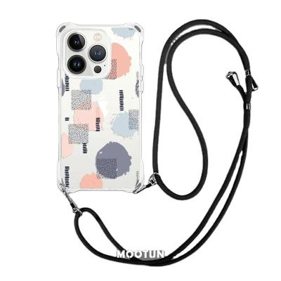 China Free Shockproof Your Hands Mobile Phone Cotton 133cm Adjustable Strap With Phone Case Cover For iPhone for sale