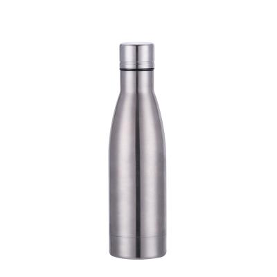 China Business 500ML 750ML Double Wall Thermos Vacuum Flask Insulated Outdoor Drink Cola Shaped Stainless Steel Water Bottles With Custom for sale