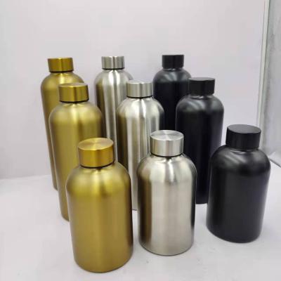 China 400/600/750ml PORTABLE Vacuum Insulated Stainless Steel Thermal Free Water Bottle Cola Shape Double Walled Sports Water Bottle BPA Flask for sale