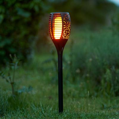 China Garden 96 LED Flashing Flame Solar Torch Light Waterproof Outdoor Lighting Access garden Terrace for sale