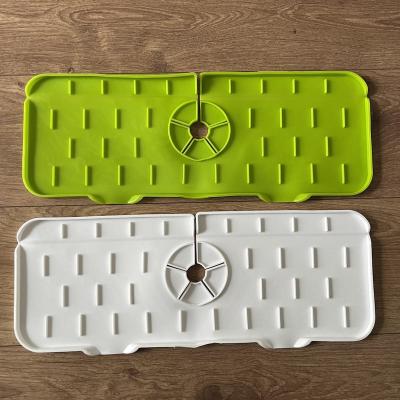 China Amazon Stocked 2022 Hot Selling Sink Draining Protector Pad Splash Guard For Sink Faucet for sale