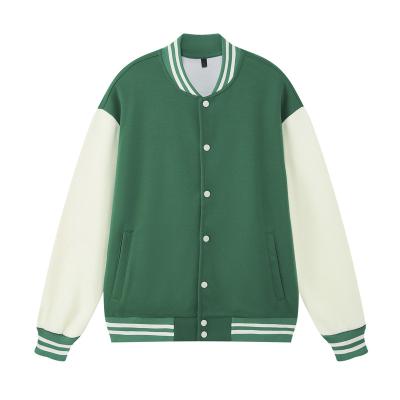 China Couples Multicolor QUICK DRY Men's Loose Uniform Trend Straight Oversized Baseball Jacket for sale