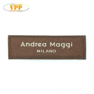 China Sustainable 50D High Density Woven Apparel Labels Woven Labels for sale