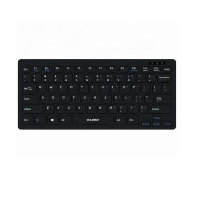 China Brand New Ergonomic Human Mini Keyboard USB PC Keyboard Wireless Black for sale