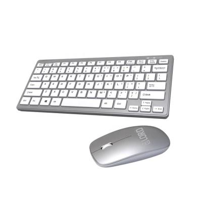 China Mini Wireless Key Ergonomic Slim Human Board And Mouse Combo For Computer Desk for sale