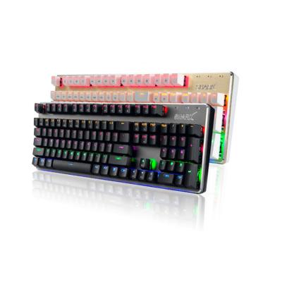 China Mechanical RGB Computer Accessories Gaming Keyboard LED Display Teclado Gamer For PC for sale