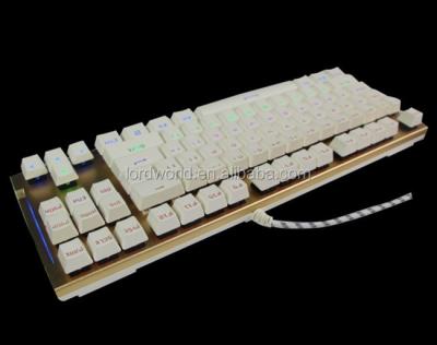 China Mechanical backlit gaming mechanical keyboard for the tablet for sale