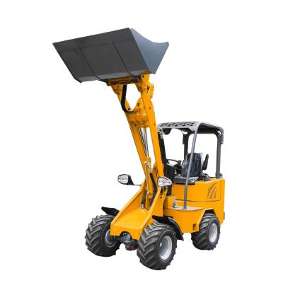 China WL10 Garden Elevating Life Transmission Pump Italy Brand Hydraulic Famous Mini Farm Hay Unloader Bucket Capacity Front End Loader for sale