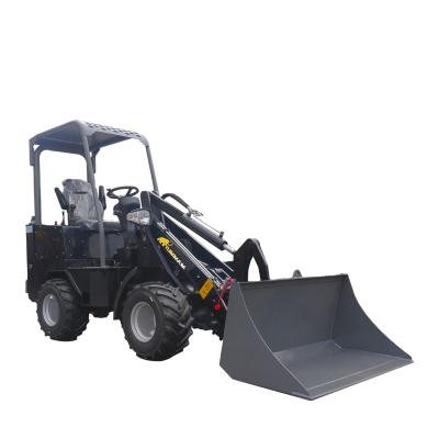 China China WL10 4WD 0.8ton High Efficiency Agricultural Hotels CE Approved New Mini Attachment Front End Wheel Loader for sale