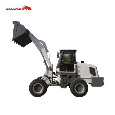 China Small Hotels 2t 1cbm Air Brake Front End Mini Cubic Excavator Wheel Loader for sale