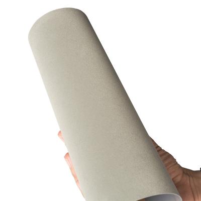 China Can Tan Factory Customized 0.6mm Color Roll Flock Rigid PVC Roll Film For Thermoforming for sale