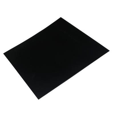 China Matte Black Flexible Plastic Wallet Tag 0.2mm PVC Thin Sheet For Wallet for sale