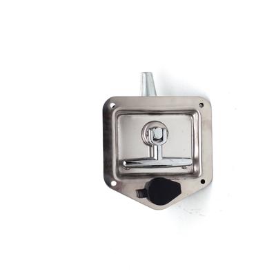 China Hot Tool Box Products Tool Box Lock Recessed Door Lock 304 Stainless Steel Good Quality Polishing Paddle Lock for sale