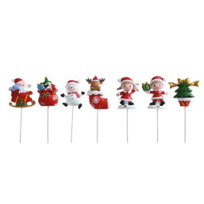 China Resin Christmas Card Series Cake Decorating Cartoon Baking Resin Opens Home Decoration Creative Cute for sale