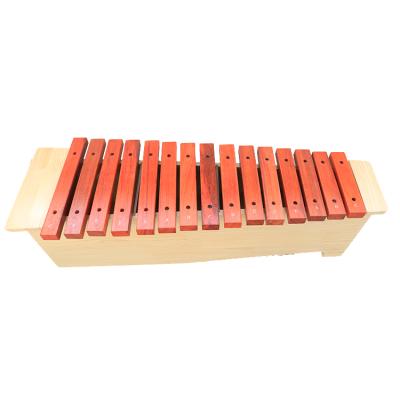 China Special Hard Popular Product 15 Tone Widely Used Irregular Wooden Design Lustful Xylophone for sale