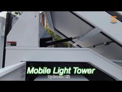 mobile lighting plant height 6.5m/7.5m/9m 1305w solar led lighting tower us/au/eu standard