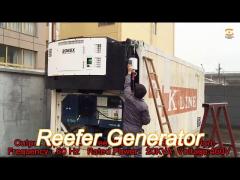 high cube container reefer genset 18kw/22.5kva clip on genset for reefer container