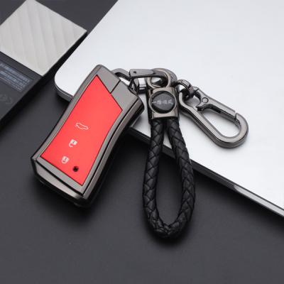 China High quality fashion TPU zinc alloy material with car key shell key chain holder for lexus EX for sale