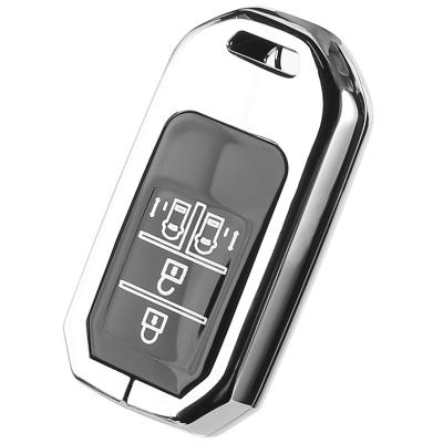 China Car Auto Accessories Car Key Case Zinc Alloy Remote Key FOB Protector For Honda City for sale