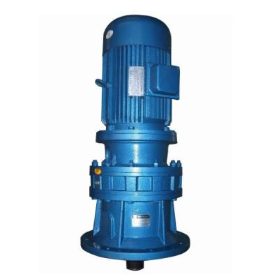 China Dripproof B/X series cycloidal planetary gear reducer with three phase motor, helical gear motor for mixer machine for sale