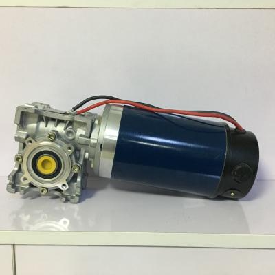 China Factory Wholesale 90mm Size 12V 24V 48V 100rpm Electric DC Worm Gear Explosion Proof Right Angle Reduction Motor for sale