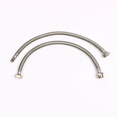 China Modern/Practical Flexible Stainless Steel Metal Braided Hose For Wash Basins Inlet Hose Water Line for sale