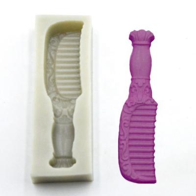 China Viable New Design Comb Fondant Silicone Mold Cake Decorating Tools Chocolate Mold for sale