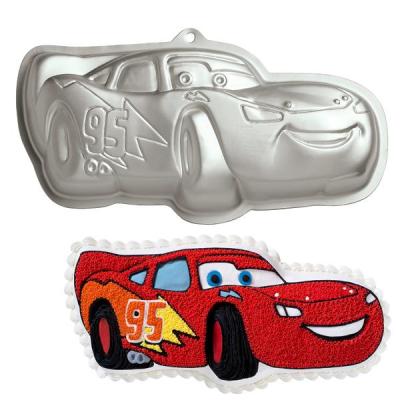 China Sustainable Aluminum Car Shaped Cake Baking Pan For Children Birthday for sale