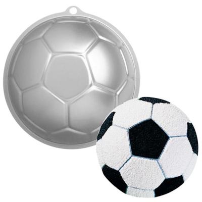 China Sustainable Football Shaped Football Cake Pan Mold for sale