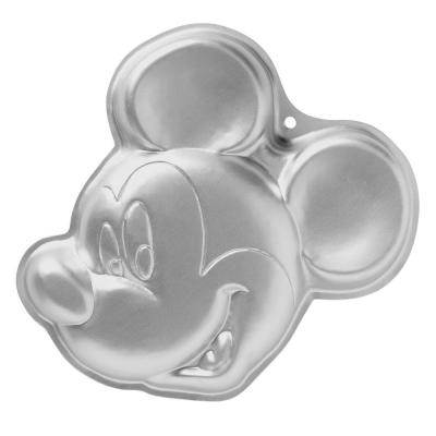 China Cartoon Cake Pan Aluminum Mickey Mouse Cake Mold Cake Viable Tin for sale