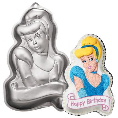 China Viable Princess Shaped Aluminum Cake Pan Mold Cake Pan for sale