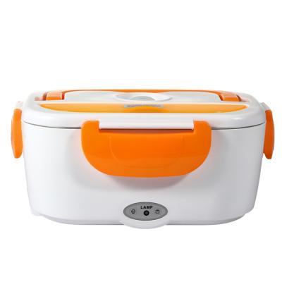 China Sustainable Food Warmer 220V Portable Electronic Heatable Heated Lunch Box Electric Heated Lunch Box for sale