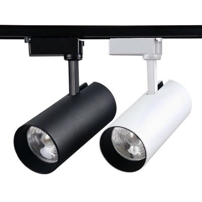 China Modern AC 220V 240V 4 Pcs 2pcs LED Track Light COB 7w Track Lamp Indoor Lighting Adjustable Angle Spotlight Clothing Store for sale