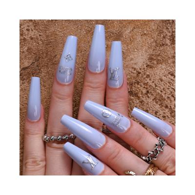 China European and American wholesale fashion brand salon effect nail tablets press on artificial nails for sale