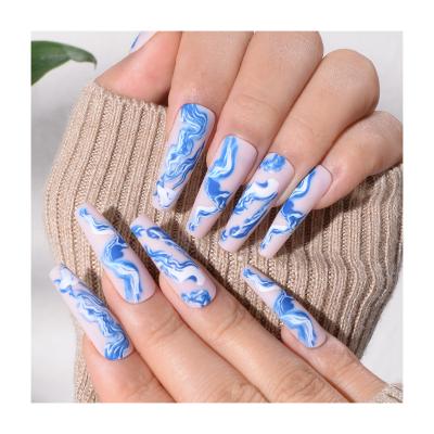 China Salon Effect European New And American Explosive Models Press On Full Cover Artificial Nails for sale