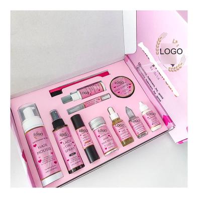 China New Strongly Fix Wig Install Boxes Private Label Lace Wig Waterproof Lace Tint Packaging Kit Spray And Strong Hold Lace Glue Kit for sale