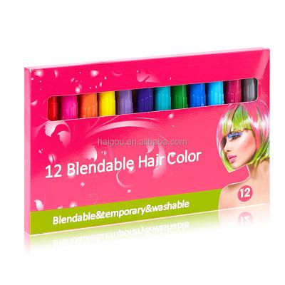 China For Hot Selling Water Based Hair Dye Color Pen Stick Bar Home Use Hair Color Set Temporary Safety Easy Disposable for sale