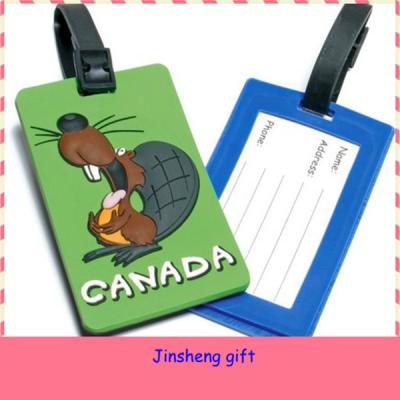 China Promotion and Advertising High Grade quality gift of PVC Luggage Tags for sale